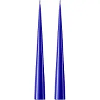 Ester & Erik -kartiokynttilä 37 cm, 2-pakkaus lakattu Cornflower 48