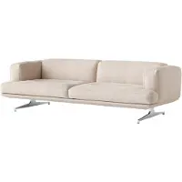 &tradition Inland AV23 3-istuttava sohva Clay 0011-polished aluminium