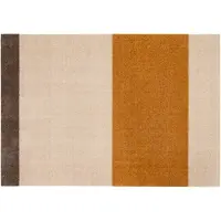 Tica Copenhagen Stripes käytävämatto vaakasuuntainen Ivory-dijon-brown, 90 x 130 cm
