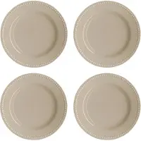 Scandi Living Dots asetti 22 cm 4-pakkaus Beige