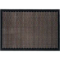 Tica Copenhagen Floormat Polyamide, 130X90 Cm, Dot Design - Black - 130X90X0.7CM