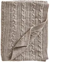 Jack o Juno Baby peitto neulottu merinovillasta 80x100 cm Oatmeal