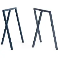 HAY Loop Stand Frame jalustin 72 cm 2-pakkaus Deep blue