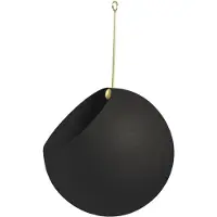 AYTM GLOBE riippuva ruukku Ø17 cm k28 cm Black