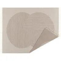 NJRD Circles villahuopa 130x185 cm Beige