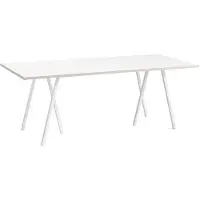 HAY Loop Stand ruokapöytä White laminate-white, 200 cm