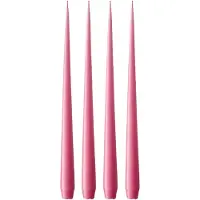 Ester & Erik -kynttilä, 4-pakkaus matta Clear pink 41, 42 cm
