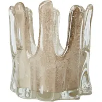 Olsson & Jensen Helix kynttilälyhty Ø14 cm Taupe