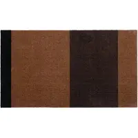 Tica Copenhagen Stripes käytävämatto vaakasuuntainen Cognac-dark brown-black, 67x120 cm