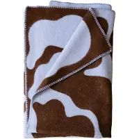Fine Little Day Leaves filt 130x180 cm Blue-brown