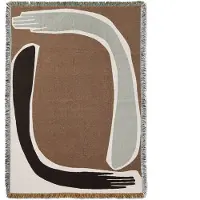 Ferm Living Pose Tapestry Viltti Coffee