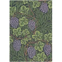 Ekelund Linneväveri Vine keittiöpyyhe 35x50 cm Vihreä
