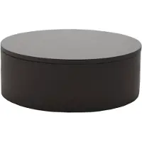 Mojoo Matt lakattu säilytyslaatikko Ø20x7 cm Black