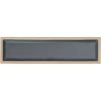 By On Fumiko lautanen, 11,5 x 43 cm Beige-black