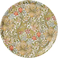 Klippan Yllefabrik Golden Lily pyöreä tarjotin Ø38 cm Multi