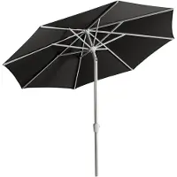 Brafab Abriola aurinkovarjo Charcoal black, Ø270 cm