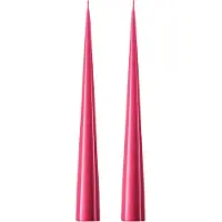 Ester & Erik -kartiokynttilä 37 cm, 2-pakkaus lakattu Deep pink 41/2