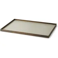 Gejst Frame tarjotin large 35,5x50,6 cm Savutammi-harmaa