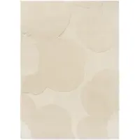 Marimekko Iso Unikko villamatto Natural White, 170x240 cm