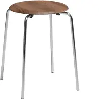 Fritz Hansen Dot palli Pähkinäpuu-kromi