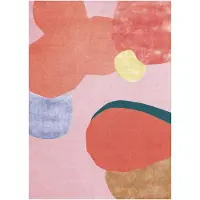 Layered Flower Field -villamatto 180 x 270 cm Pink