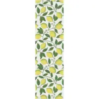 Ekelund Linneväveri Citroner kaitaliina 35 x 120 cm