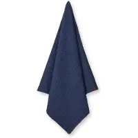 Humdakin Waffle -kylpypyyhe 70x135 cm Sea blue