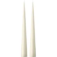 Ester & Erik -kartiokynttilä 37 cm, 2-pakkaus lakattu Ivory 06-0