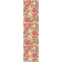 Ekelund Linneväveri Äppelbär kaitaliina 35x140 cm Multi