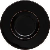 Denby Halo Brew -lautanen espressokupille Musta