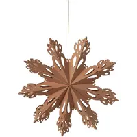 Broste Copenhagen Snowflake joulukoriste Indian tan Ø30 cm
