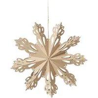 Broste Copenhagen Snowflake joulukoriste natural Ø 30 cm
