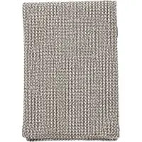 Klippan Yllefabrik Basket puuvillahuopa, 130 x 180 cm Harmaa