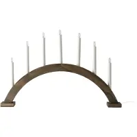 Scandi Living Sky adventtikynttilänjalka kaari 41 cm Tummapetsattu