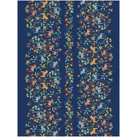 Arvidssons textil Leksand Bård vahaliina Sininen
