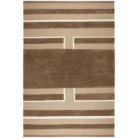 Chhatwal & Jonsson Veda matto 170 x 240 cm Mocha-beige-off white