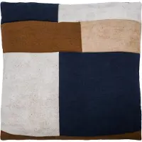 House Doctor Patch tyynynpäällinen 50x50 cm Musta hiekka ruskea