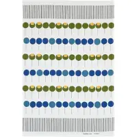 Almedahls Pinnebär keittiöpyyhe 47 x 70 cm Sinivihreä