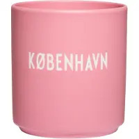 Design Letters suosikkikuppi Danish Words 25 cl København-pink