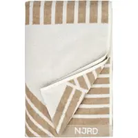 NJRD Stripes kylpypyyhe 70x140 cm Beige