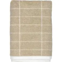 Mette Ditmer Tile Stone -kylpypyyhe 70 x 140 cm Sand-off white