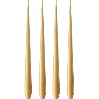 Ester & Erik -kynttilä, 4-pakkaus lakattu beige 14/2-0, 42 cm