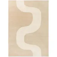 Marimekko Seireeni villamatto Warm Beige, 250x350 cm