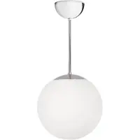 Konsthantverk Funkis Glob riippuvalaisin White-chrome Ø20 cm