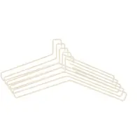 Scandi Living Edge henkari 5 kpl Beige