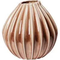 Broste Copenhagen Leveä maljakko XL 40 cm Fawn
