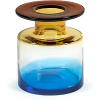 Serax Wind & Fire -maljakko 22 cm Blue-amber