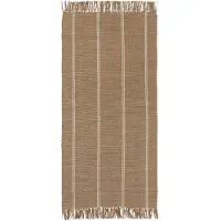 Broste Copenhagen Yuki Rug - Beige - L140CM