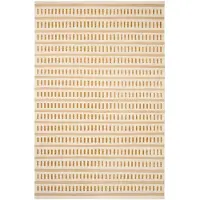 Chhatwal & Jonsson Ladakh villamatto Off white-beige-masala yellow, 230x320 cm