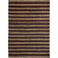 House Doctor Block-matto ruskea-natural 160 x 230 cm